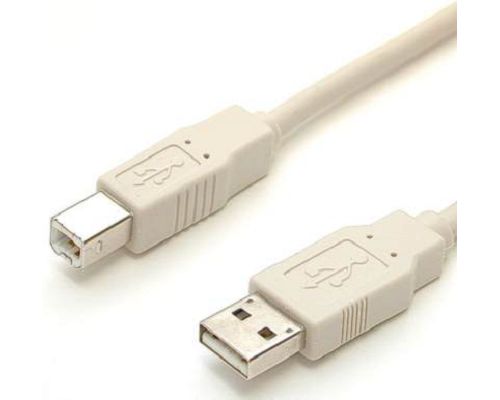 Cable Para Impresora USB 2.0 A-B 1.5m Negro